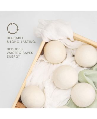 100% Pure New Zealand Wool Dryer Balls, Alternative to Dryer Sheets