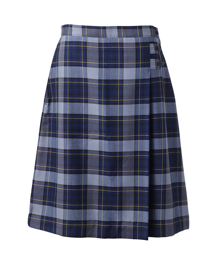 Lands' End Women's School Uniform Plaid A-line Skirt Below the Knee ...