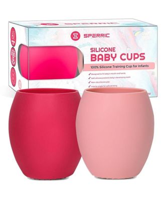 Sperric Baby Girls Silicone Baby Cup Training Cup - Open Cup for Baby ...