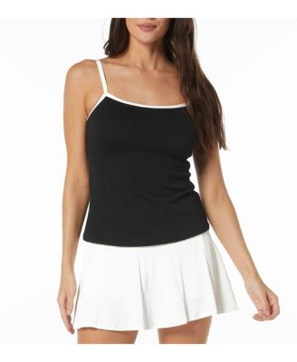 Women's Swim Lexi Fitted Tankini Top with Textured Fabric