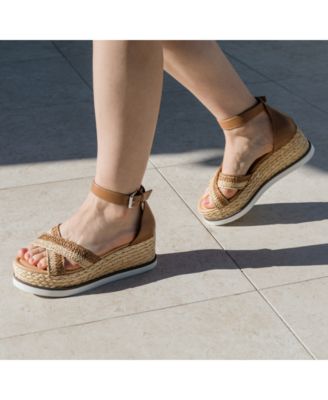Sandales Compensées Dolce Vita à Brides Croisées, Pointure 8.5, Imprimé Fleurs Noir - Neuves Sans Boîte