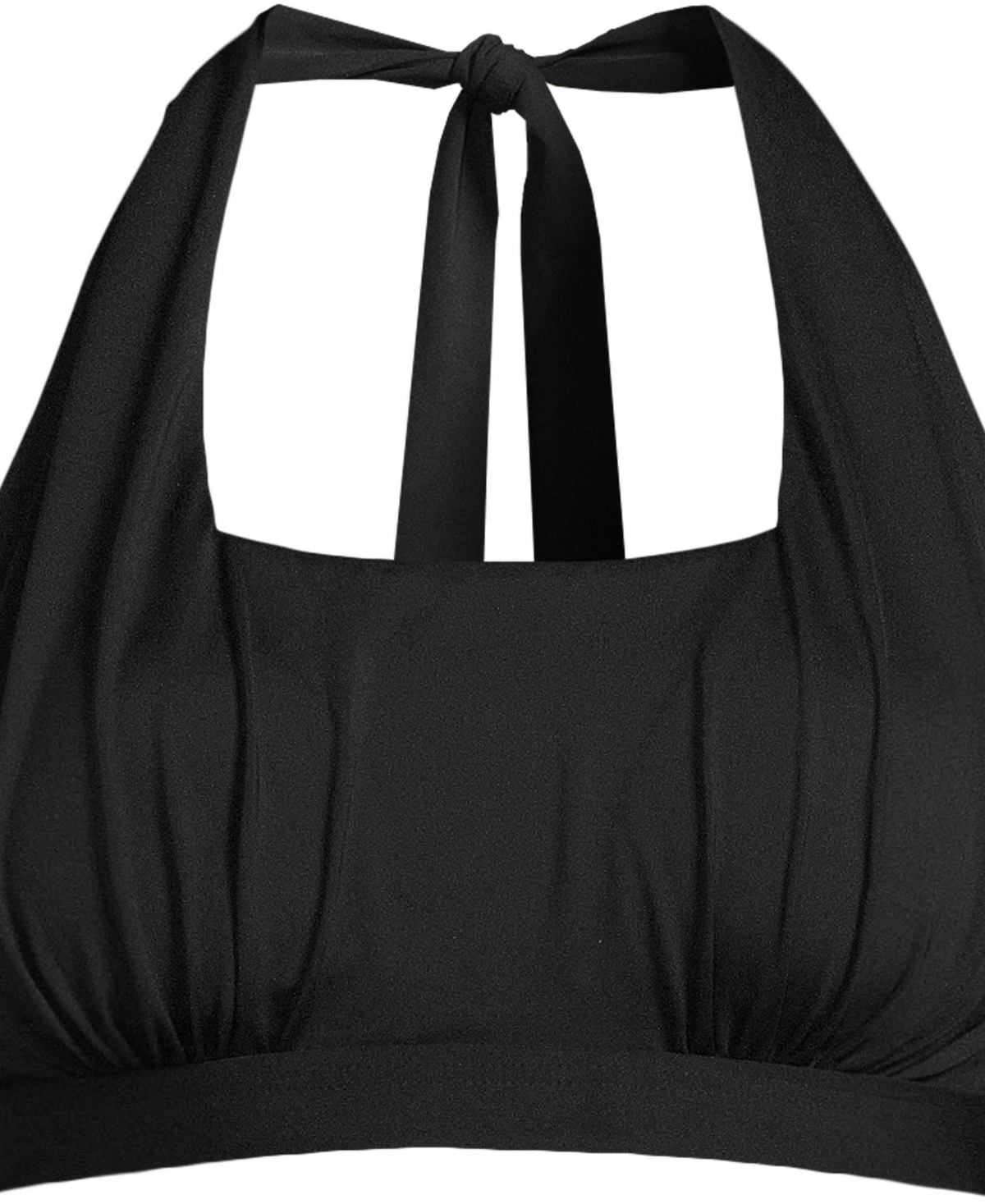 Lands' End Women's Chlorine Resistant Square Neck Halter Bikini Top