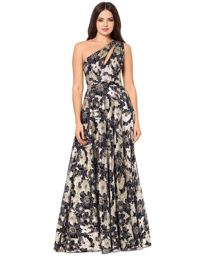 Betsy Collar Jacquard Dress - Powder Blue