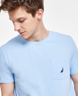 Men's Classic-Fit Solid Crew-Neck Pocket T-Shirt