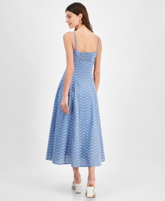 Women's Eyelet A-Line Dress