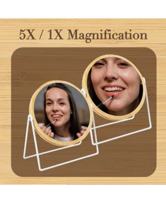 Dual-Sided Mirror with Seamless 360Â&deg; Rotation