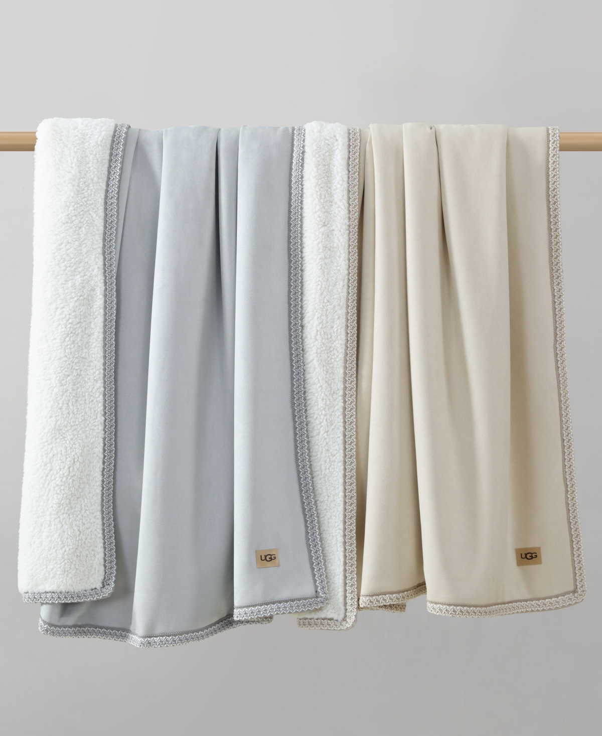 UGG KIRKWOOD UGGBRAID THROW, 50" X 70" 
