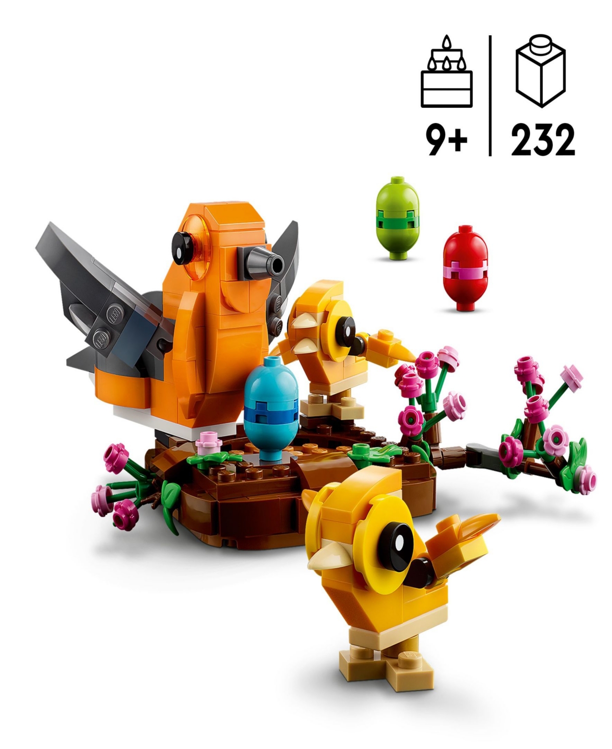 Shop Lego Iconic Bird's Nest 40639 Building Set, 232 Pieces In Multicolor