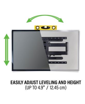 Premium Outdoor Full-Motion with Corrosion Resistant Coating & Stainless-Steel Hardware TV Mount