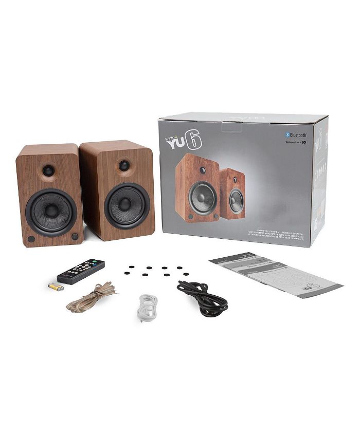 Kanto YU6 Powered Bookshelf Speakers with Built-In Bluetooth - Pair ...