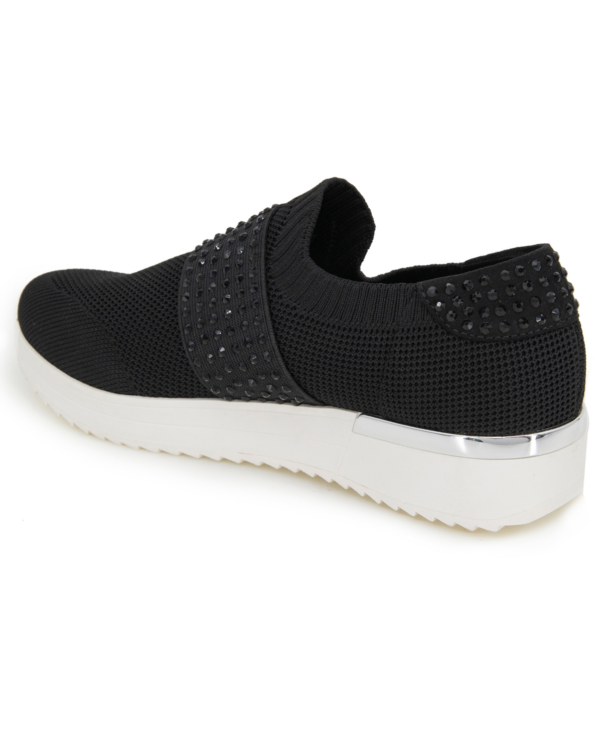 Shop Kenneth Cole Reaction Women's Collette Sneakers In Black Fabric