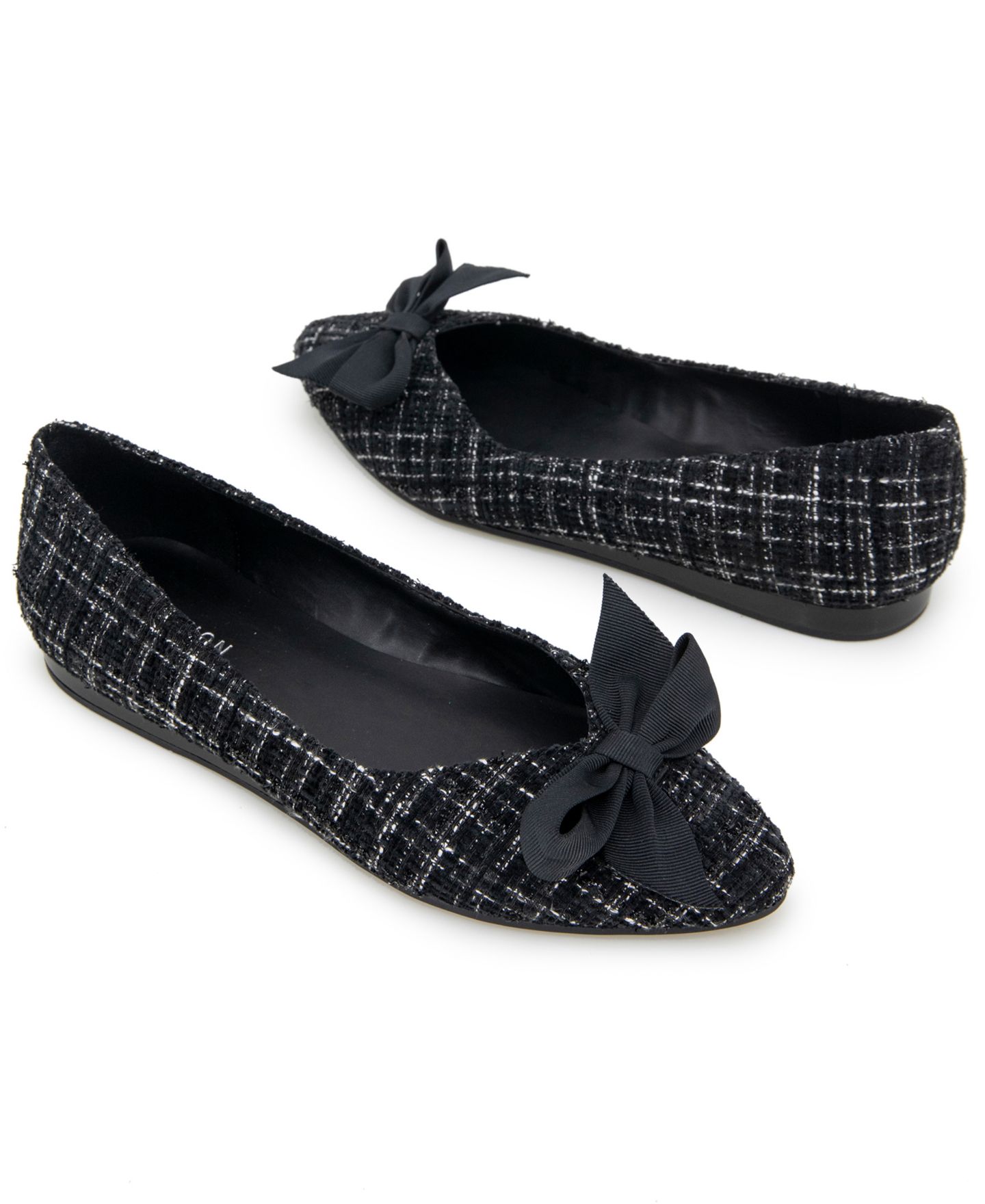 Женские туфли Kenneth Cole Reaction Lily Bow Pumps, цвет: Чёрный / Белый — фото 8
