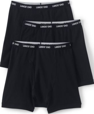 Трикотажные боксерские трусы Lands End Lands End Big - Tall, 3 упаковки