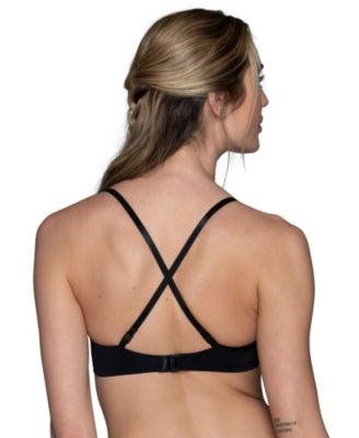 Vanity Fair Women's Ego Boost Push Up Bra - Wirefree Add-a-Size Bra (+1 Cup), Ultra Soft & Convertible Straps