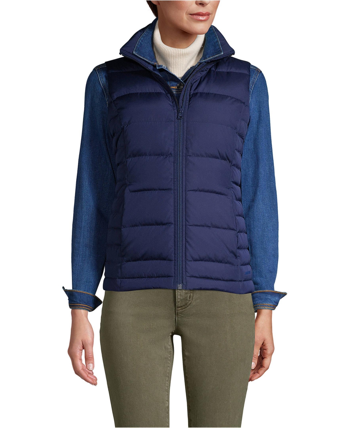 Lands' End Women's Petite Down Puffer Vest