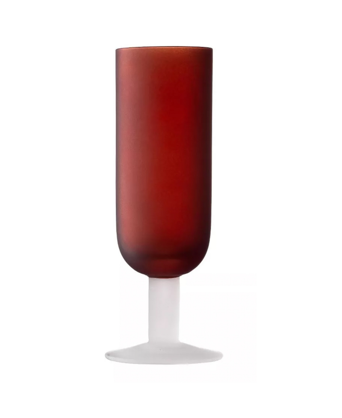 Shop Jay Imports Jay Import Red And White Flute Glasses, Set Of 4