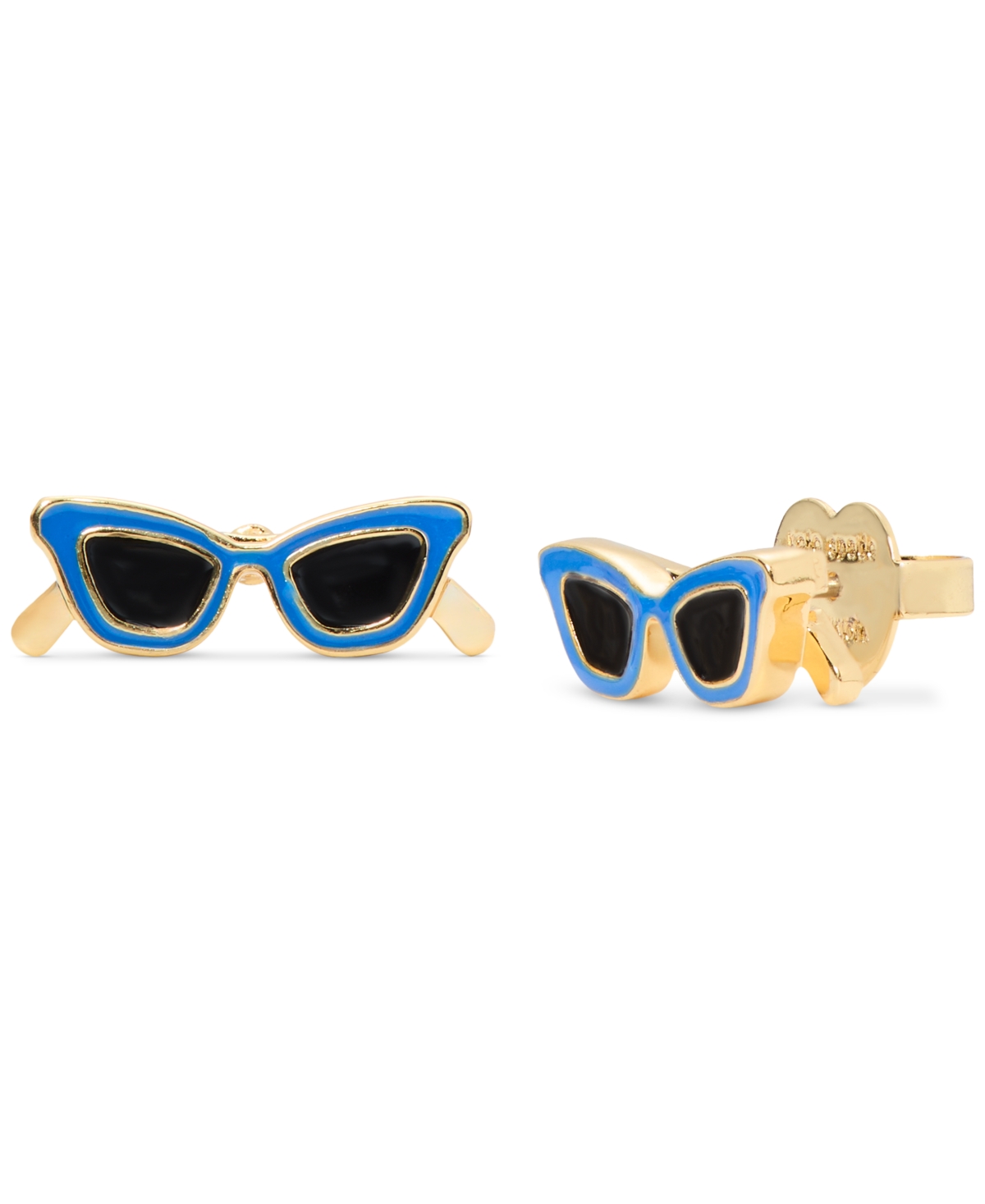 Gold-Tone Sweet Treasures Stud Earrings - Blue Gold.