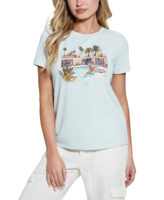 GUESS - Women's Poolside Tiger Easy T-Shirt