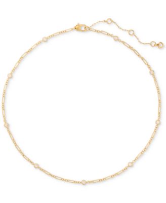 kate spade new york - Gold-Tone One In a Million Chain & Stone Necklace