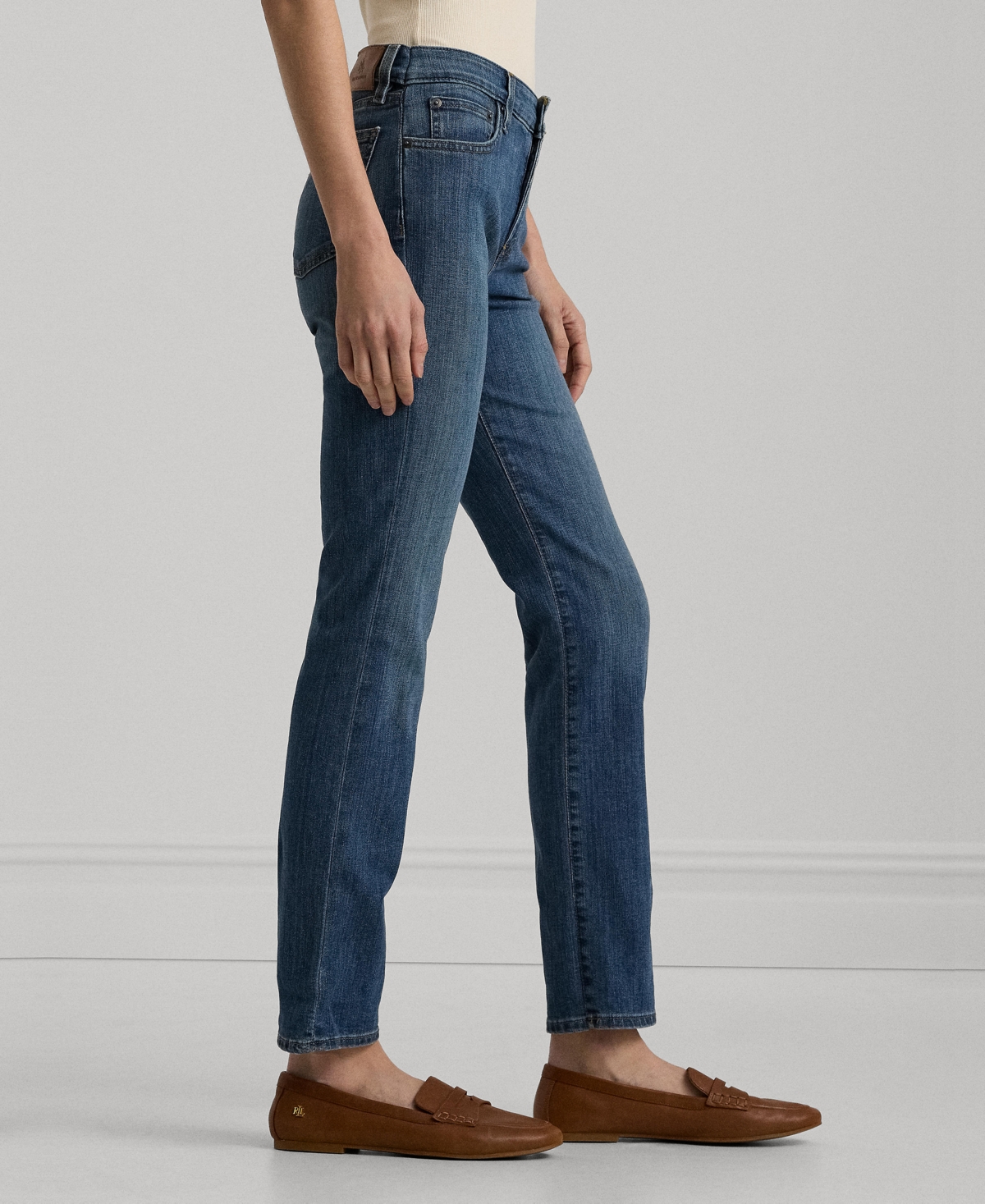 Lauren Ralph Lauren Super Stretch Premier Straight Jeans, Regular and Short Lengths