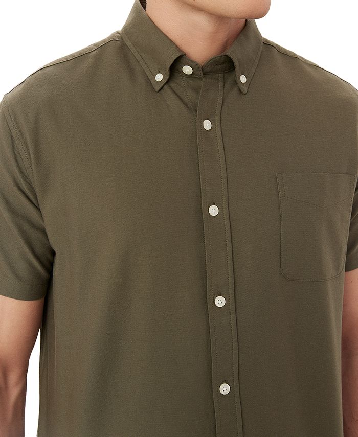Frank And Oak Men's Jasper Regular-Fit Button-Down Oxford Shirt - Macy's