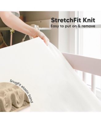 2pk Fitted Crib Sheets for Boys, Girls, Baby Crib Sheet, Standard Nursery Crib Sheet Cover