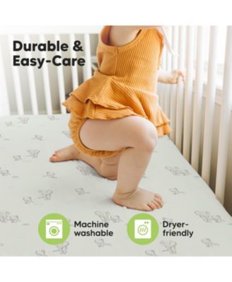 2pk Fitted Crib Sheets for Boys, Girls, Baby Crib Sheet, Standard Nursery Crib Sheet Cover