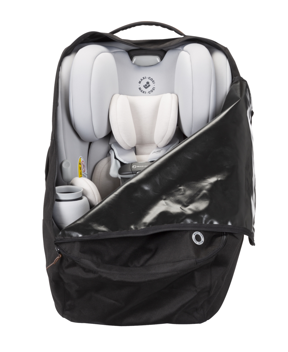 Shop Maxi-cosi Wheeled Car Seat Travel Pack In Black
