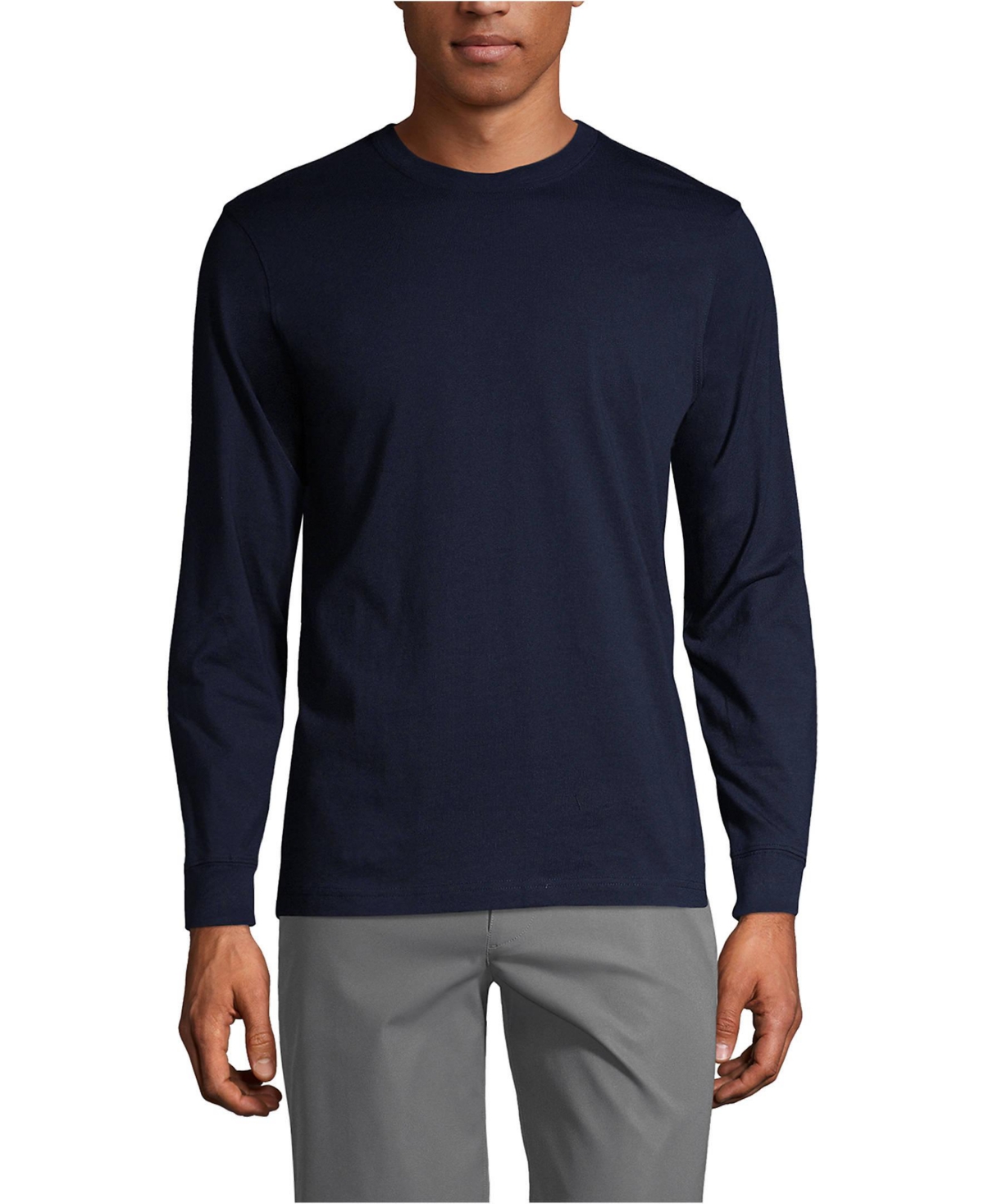 Men's Long Sleeve Essential T-shirt - Red