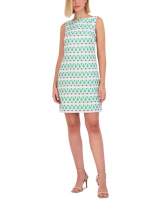 Vince Camuto - Women's Sleeveless Jacquard Shift Dress