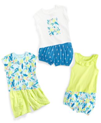 Shop First Impressions Baby Summer Oasiscollection Created For Macys In Oasis Blue