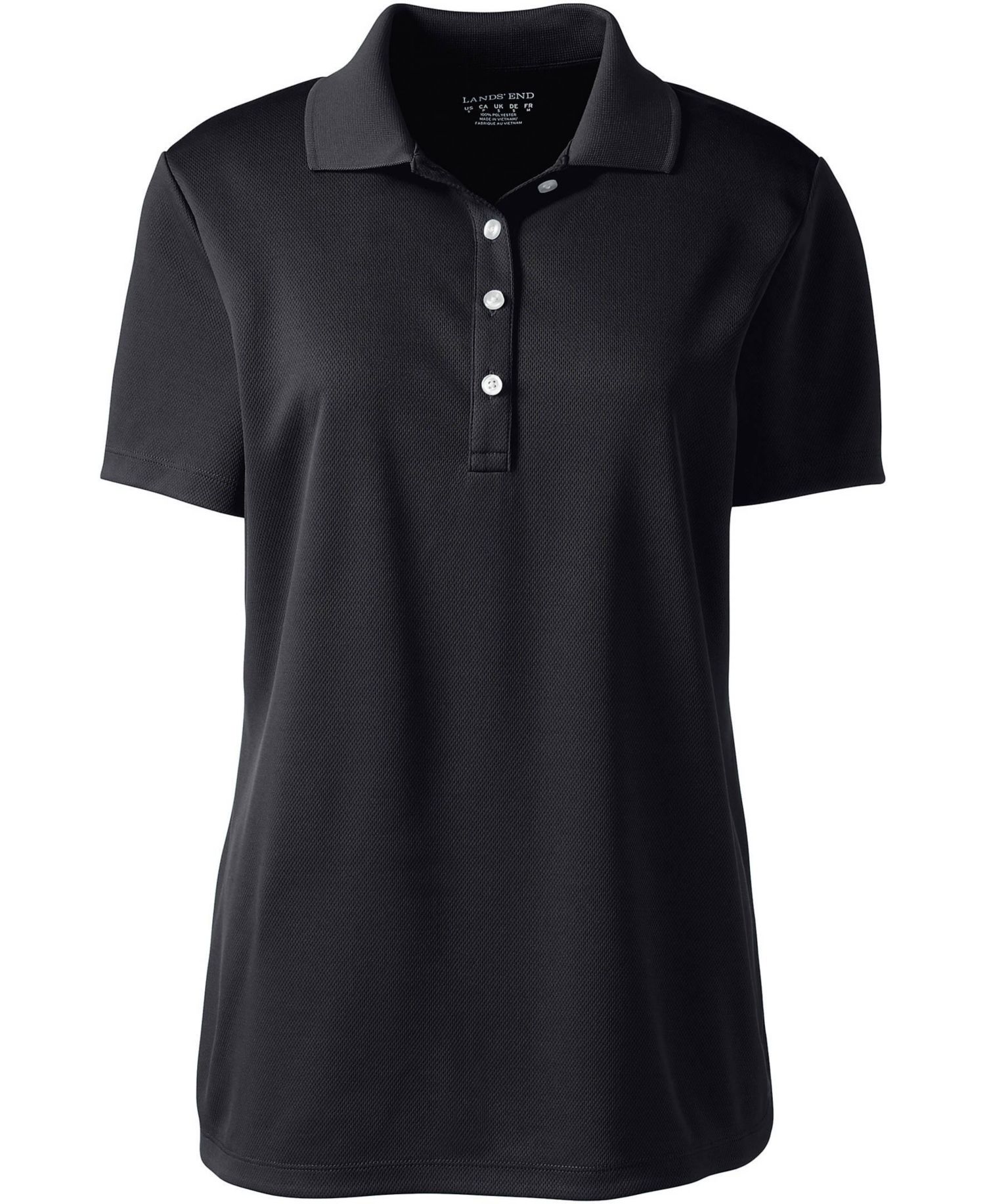 Women's Short Sleeve Solid Active Polo