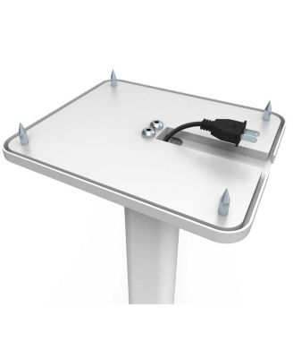 SP32PL 32" Bookshelf Speaker Stands with Rotating Top Plates and Cable Management – Pair