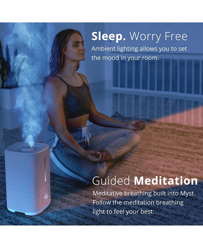 Miko Ultrasonic Humidifier with Cool and Warm Mist Macy