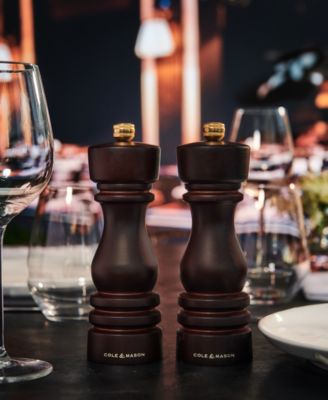 London Wooden 7" Salt & Pepper Mill Gift Set