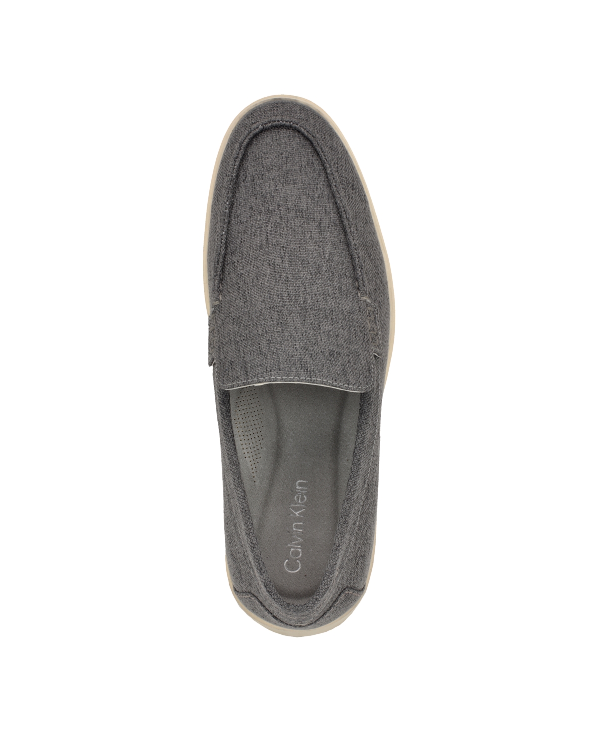 Shop Calvin Klein Men's Avilo Lug-sole Casual Loafers In Md Gray