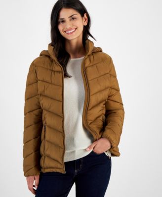 Women's Packable Hooded Puffer Coat, Created for Macy's