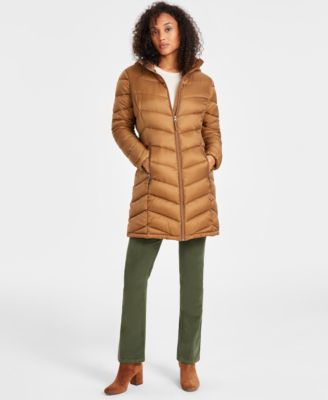 Packable hooded puffer coat hotsell