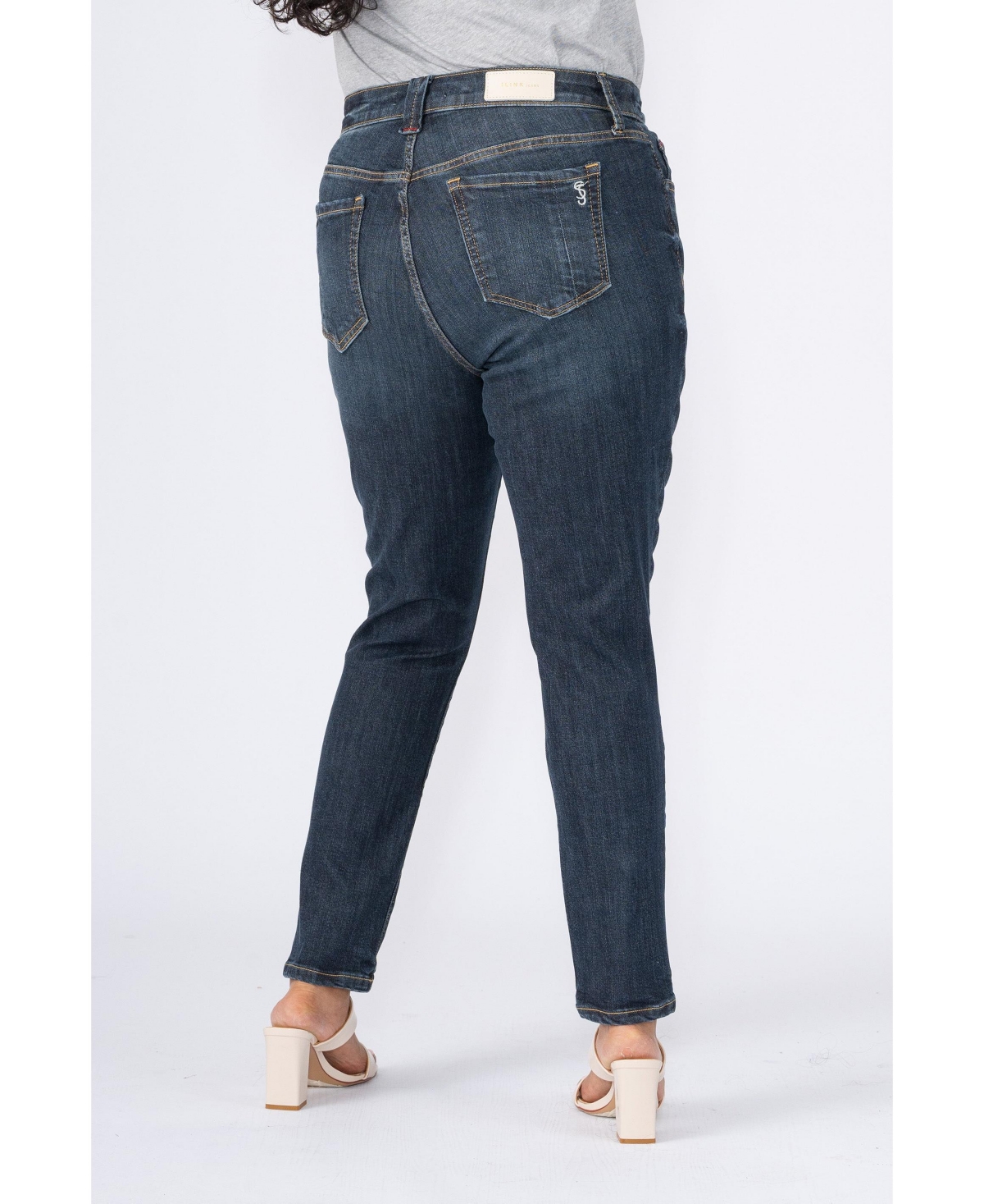 Slink Jeans Women's High Rise Ankle Skinny Jeans