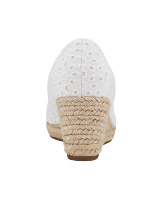 Women's Nuri Peep Toe Espadrille Wedge Pumps