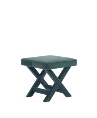 Abigail 20.47" Velvet Upholstered Ottoman Bench