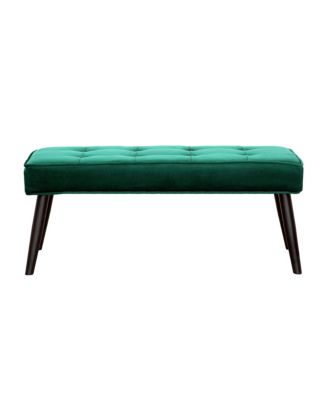 Velvet Tufted Bedroom Bench for Living Room & Entryway