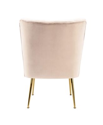 1 piece Velvet 22" Wide Upholstered Tufted Velvet Accent Chair