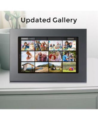 10.1" WiFi Digital Photo Frame with Photos/Videos sharing – Elegant Metal Frame
