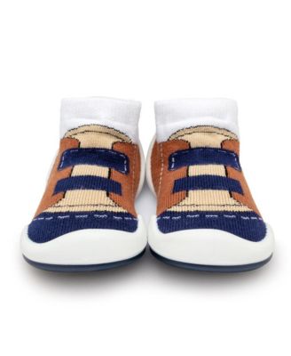 Infant Boys Breathable Washable Non-Slip Sock Shoes Walker - Brown