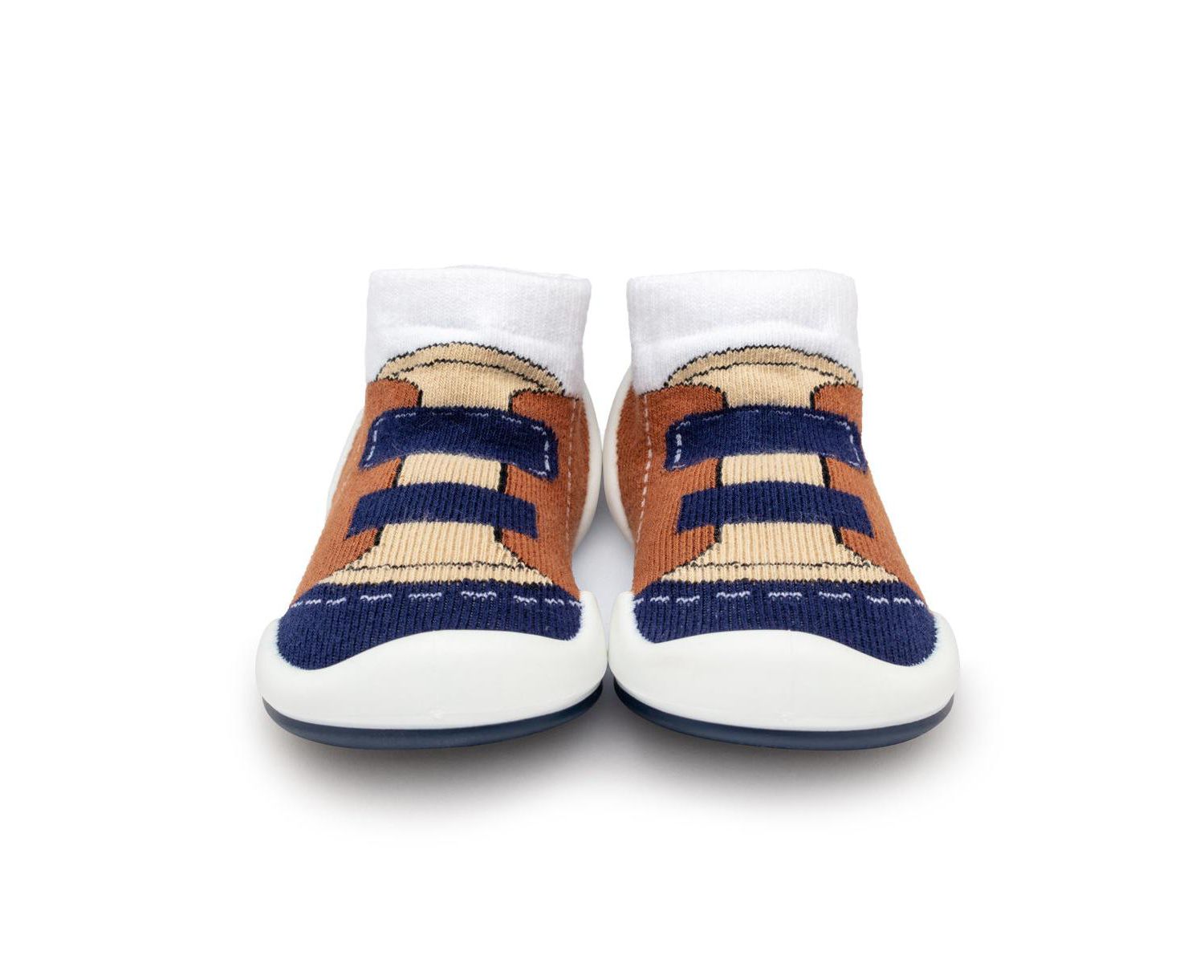 Infant Boys Breathable Washable Non-Slip Sock Shoes Walker - Brown