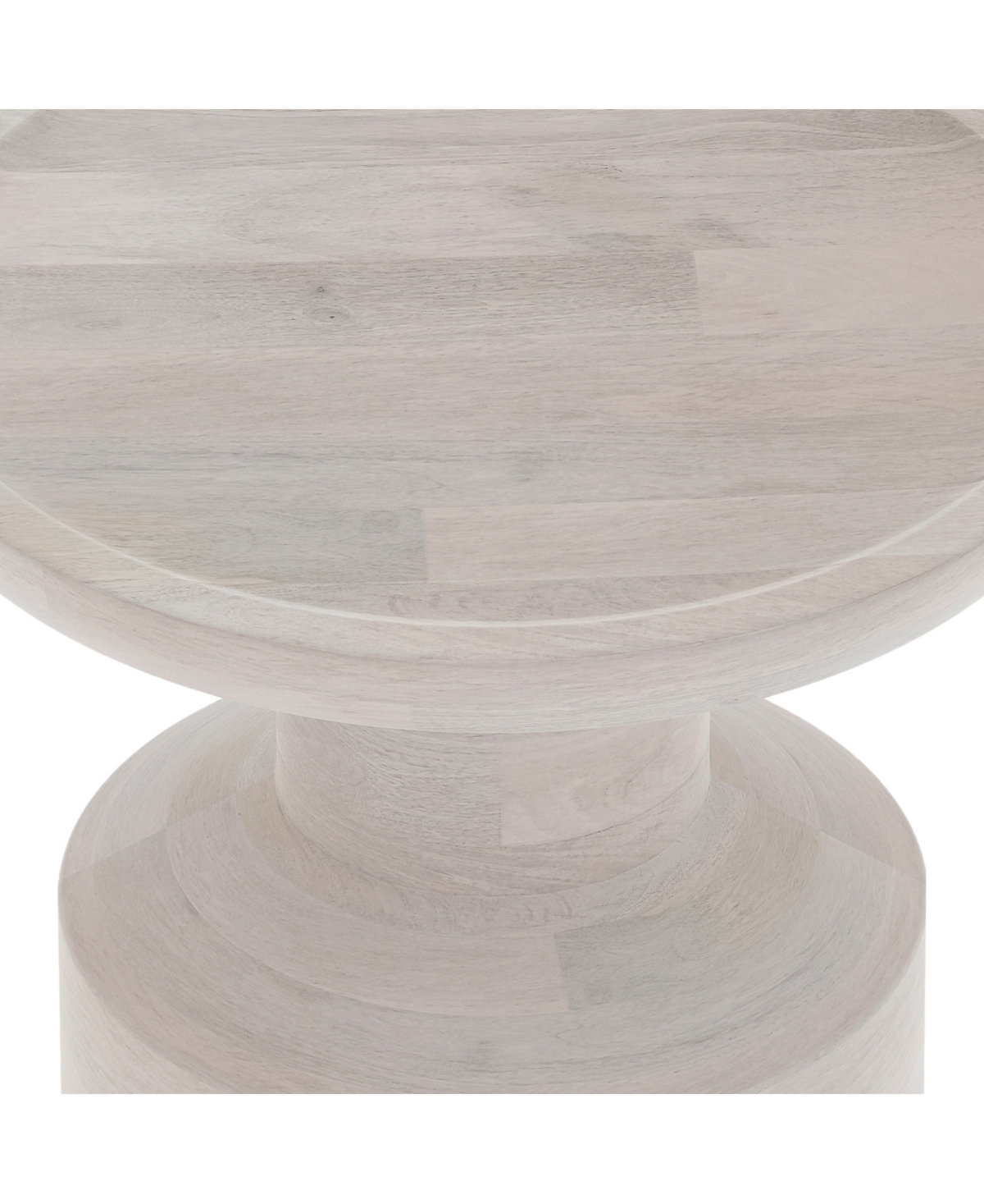 Shop Simpli Home Haynes Solid Mango Wood Wooden Accent Table In White Wash