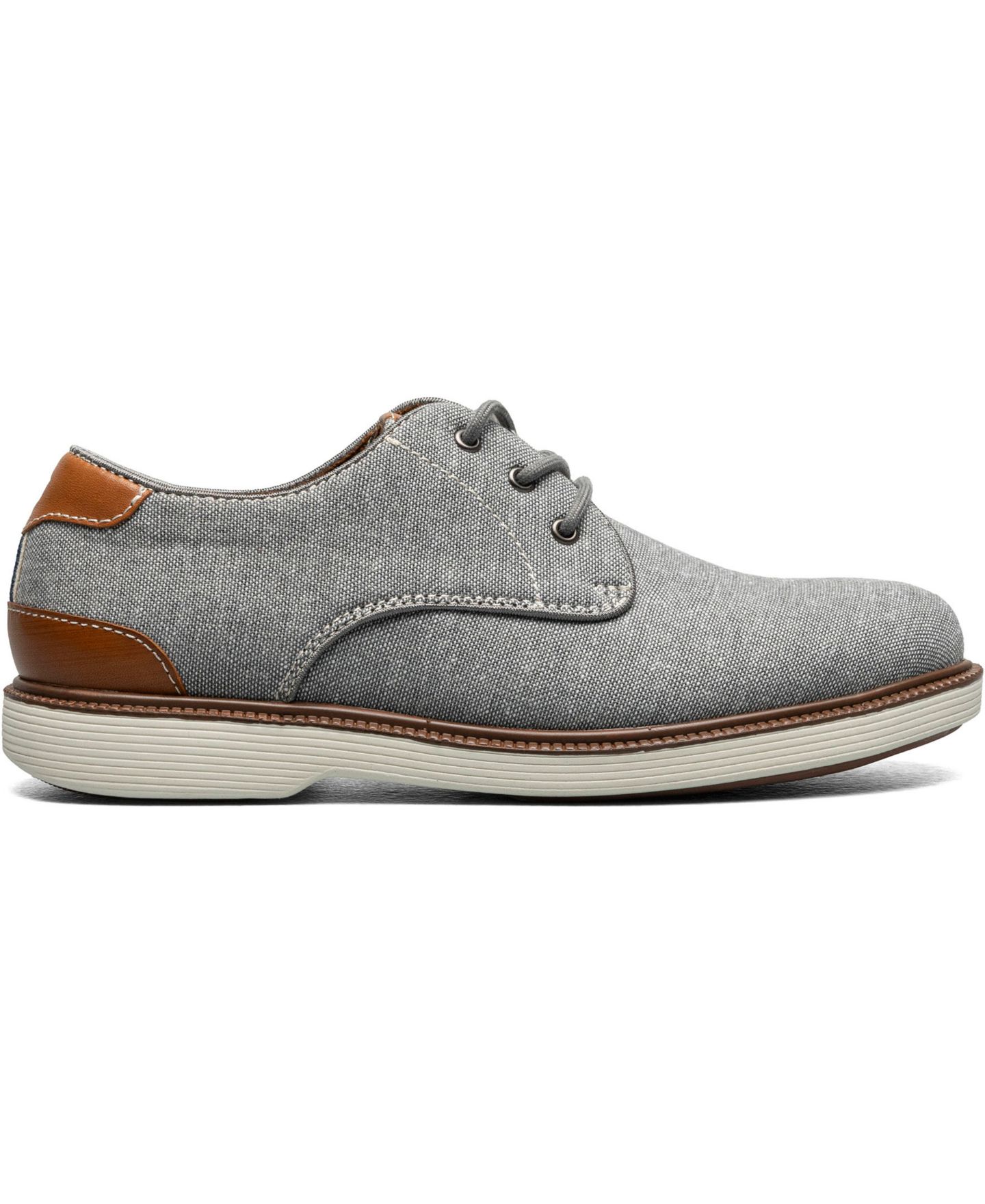 Детские оксфорды Florsheim Highland Jr. из парусины для мальчиков, цвет: Серый — фото 3