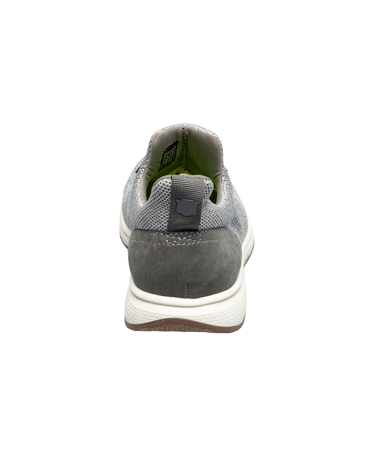 Shop Florsheim Boys Satellite Jr. Knit Elastic Lace Slip On Sneaker In Gray