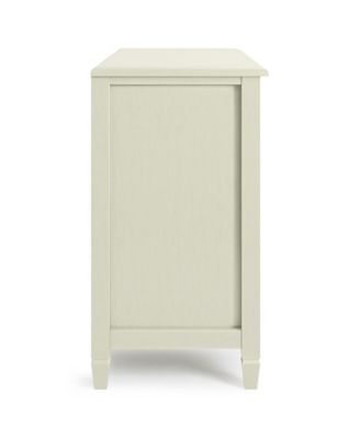 Connaught Solid Wood Low Storage Cabinet in Antique White